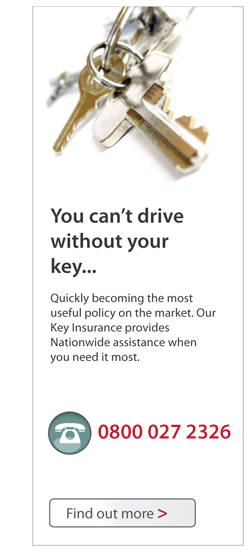 You can't drive without your keys NBBannerKEY